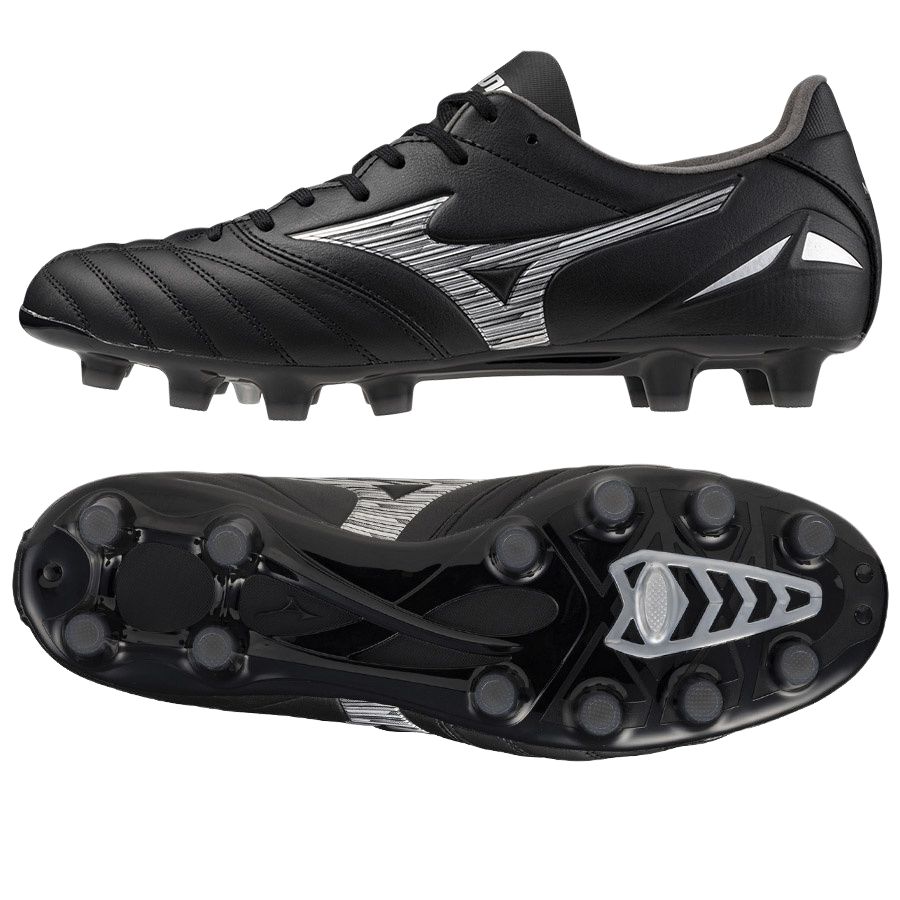 Mizuno Morelia Neo Iv Pro Comfortable Versatile Non-Slip Durable Soccer Shoes Unisex Sneakers Black P1GA243403