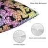 Chaos Dinosaur Pattern On Rainbow Scribble Pillow Cover Novelty Pillow Case For Living Room Chair Comfy Cushion Cover Gift Idea