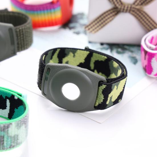Toddler Wristband Breathable Wear Resistant Adjustable Nylon Watch Band GPS Tracker Holder Protective