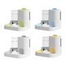 1-Pack Automatic Gravity-Fed Cat Water Dispenser & Feeder - Spill-Proof Large Capacity One-Piece Design,