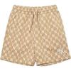 MLB Base Logo Casual Shorts Unisex Khaki 3ASPM0123-50BGD