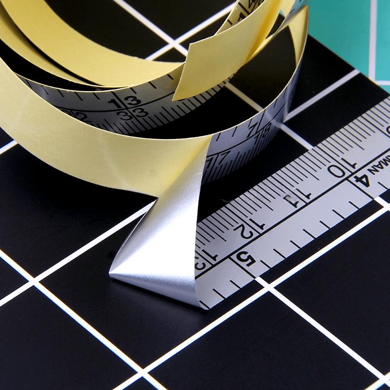 1pc Self Adhesive Metric Measuring Tape Ruler for Sewing Machine Stickers, Perfect for Winter, New Year