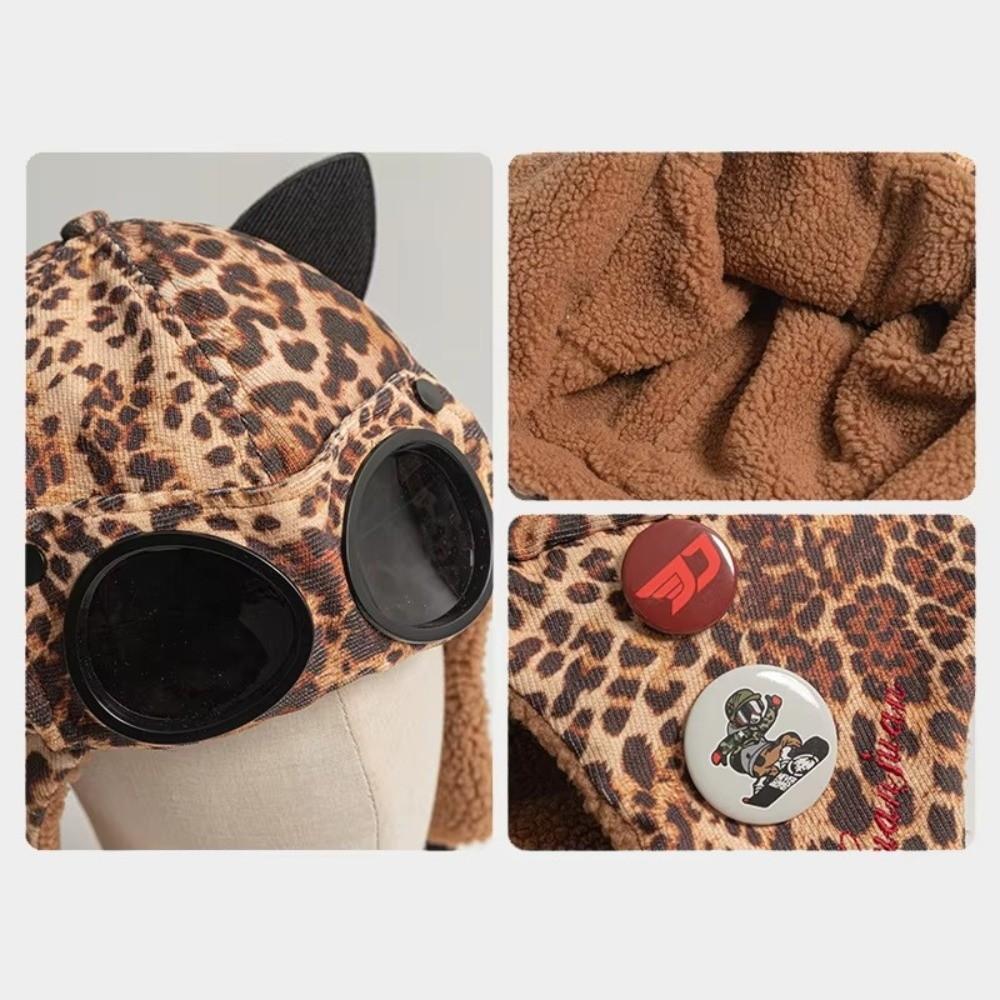 Verdickte Bombermützen Warme Skimützen mit Ohrenschutz Fliegermützen Winter Outdoor Modebekleidung