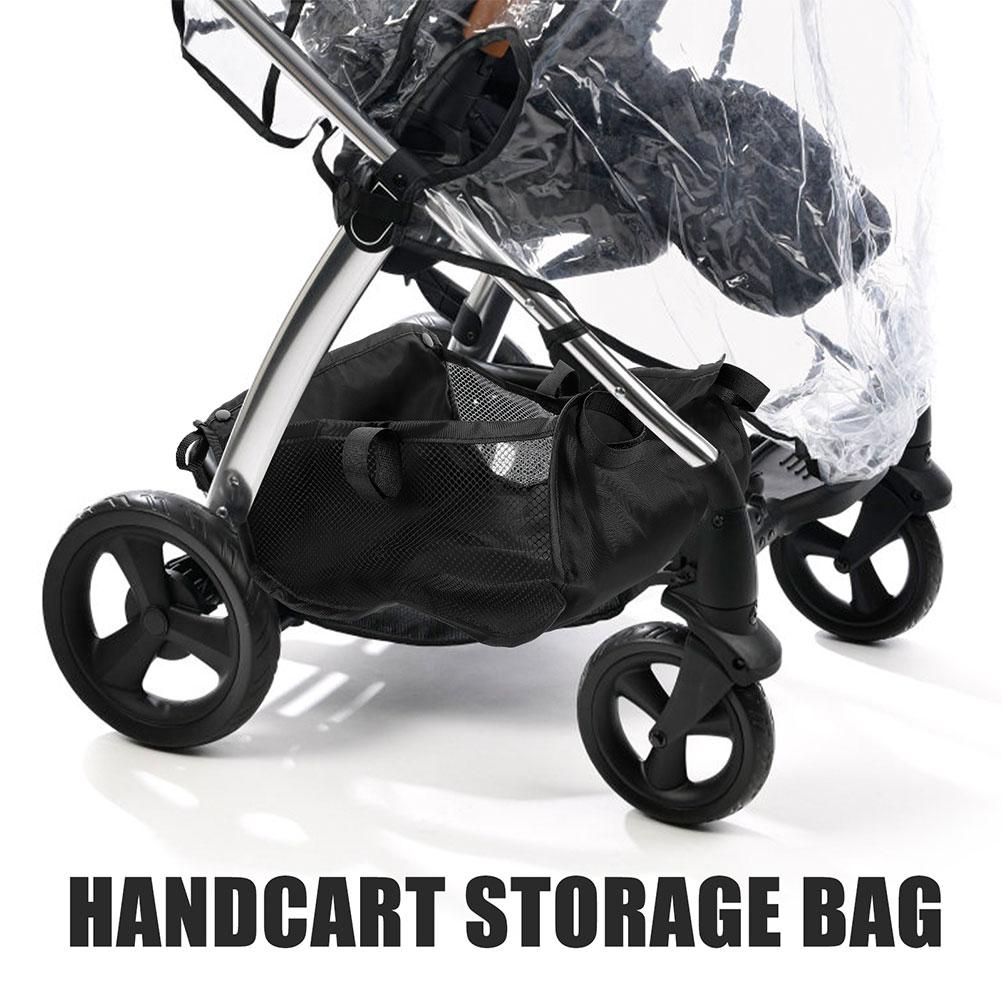 2 Stück Kinderwagen Unterkorb Organizer Netz Aufbewahrungstasche Kinderwagen Wäschekörbe Babykleidung Spielzeug Organizer Aufbewahrung