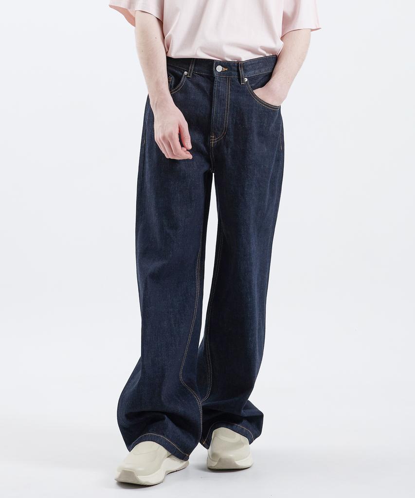 Lam Rc801 Relaxed Wide Denim Pants