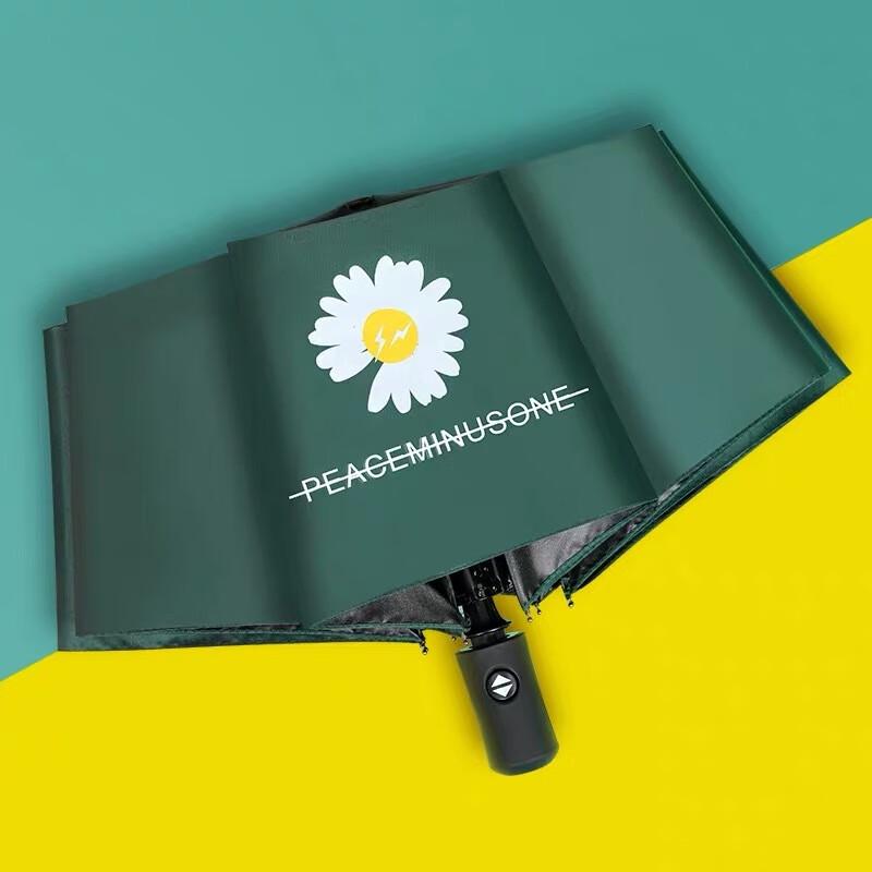 Bullet Train Manual UV Protection Tri-Fold Umbrella