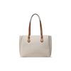 Michael Kors Mk Ruby Monogram Commuter Large Capacity Tote Bag Women Tote Bag Vanilla-White Acorn-Brown 30S3GR0T3B-149