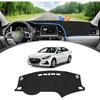 FIILINES Dash Cover for Hyundai Sonata 2015-2019, Dashboard Cover Sonata Accessories Suede Sunshade Anti-Slip Dash Mat Black