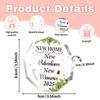 1pc Acrylic New Home Decorative Plaque, Multi-Occasion Housewarming Gift, No Power Needed, Featherless, with New Adventures & Memories for Christmas