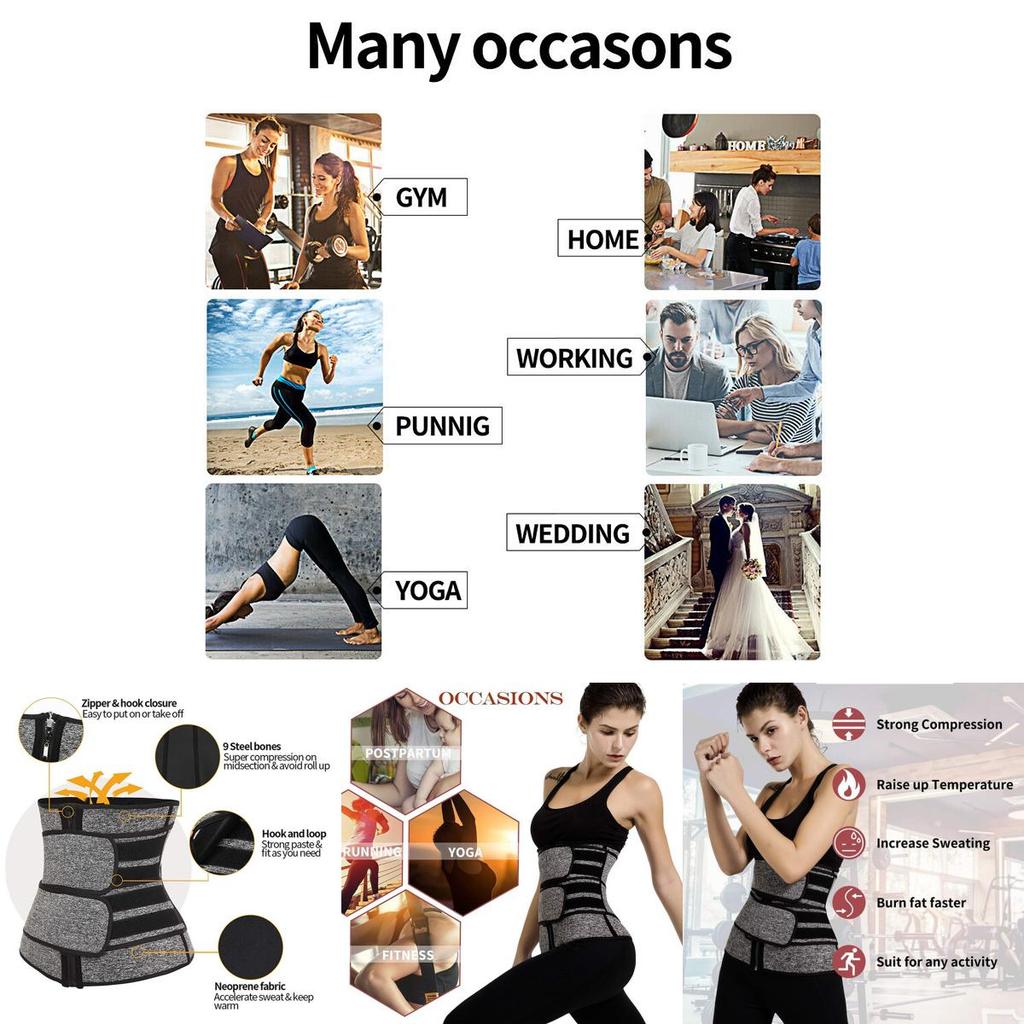 Women Waist Trainer Neoprene Sauna Belt With Premium Tummy Control And Slimming Design