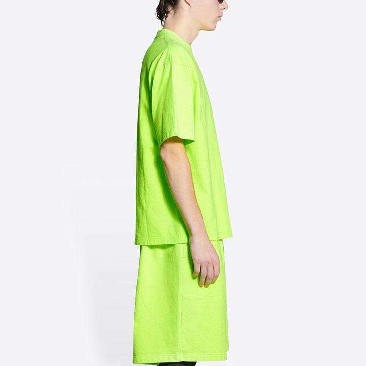 Balenciaga BB Corporate T-shirt Medium Fit 'Yellow' Men's 612966TJV877110