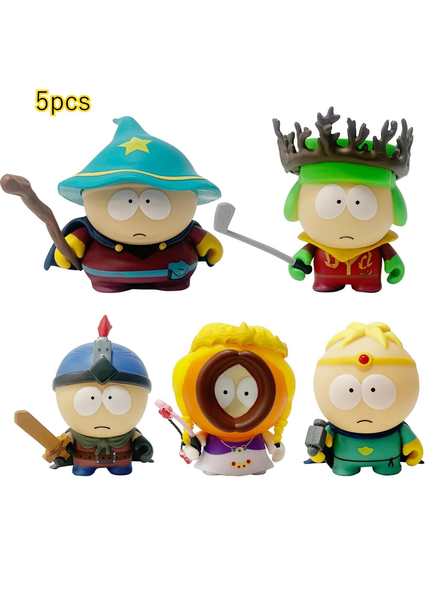 

6cm 5pcs Collection Southern Park Action Figure Toy Stan Eric Creative Austral Park Doll Home Decoration Moldel Boys Birth Date Gifts 5.5-7cm