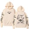 Rapper Lil Peep SUS BOY Hoodies Men Women Clothing Vintage Hip Hop Oversized Sweatshirt Casual Soft Cotton Sweatshirt Loose Cozy and Versatile