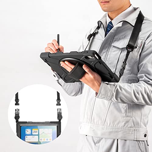 Sanwa Supply PDA-IPAD1920BK Front Protective Filter Shockproof Case for iPad 10.9-inch