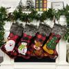 Christmas Stocking Gift Candy Bag Large Capacity Nonwoven Holder Xmas Decorations For Home Navidad 2026 New Year Oversize Sock