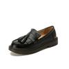 Leather Vintage Nostalgia Lolita Shoes Tassel Cowhide Loafers Women Shallow Student Maiden Shoes Pumps Mary Janes Shoes