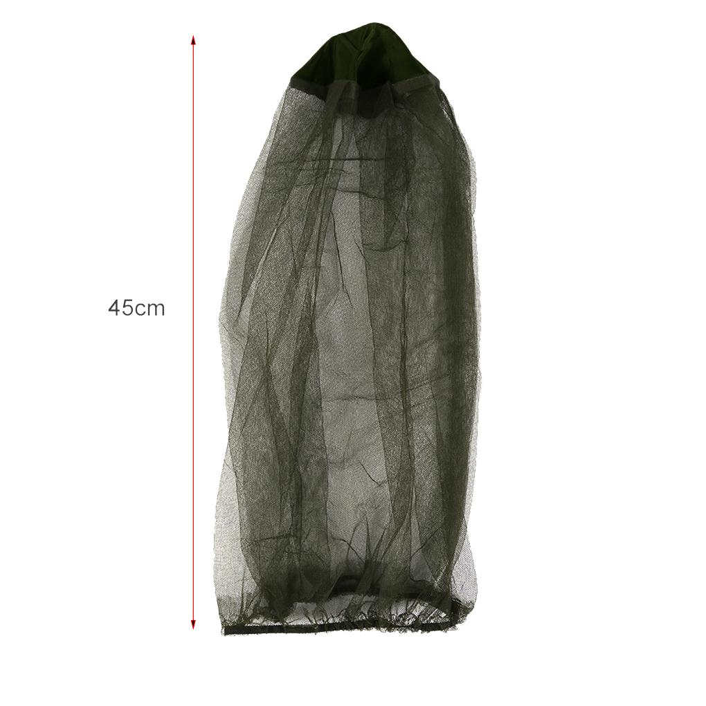 Anti-mosquito Cover Mosquito Net Cap Travel Camping Net Cap Mosquito Insect Hat Insect Net Head Net Face Protection Net