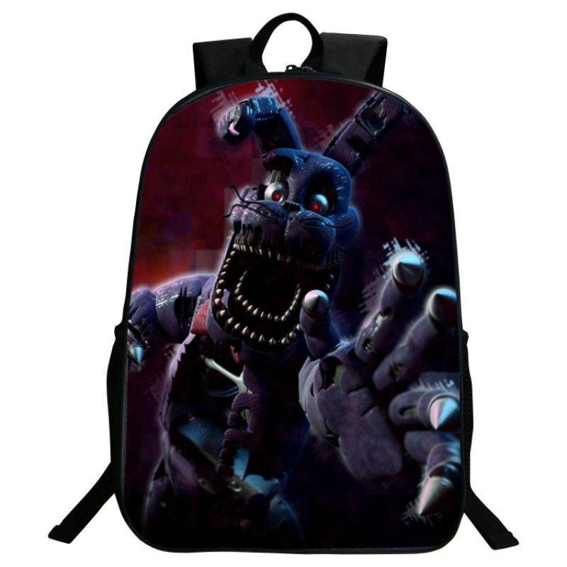 Five Nights At Freddys Backpack Freddy Chica Foxy Bonnie Fnaf Bags Shoulder