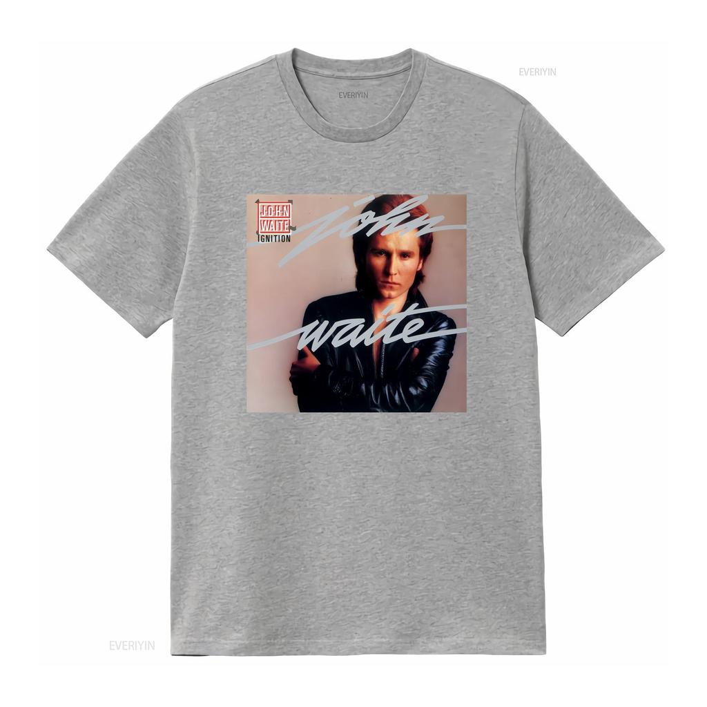John Waite Album Cover T Shirt Black Size S 5XL COTTON HE97 Vintage Washed Designer Clothes Breathable Comfortable Streetwear