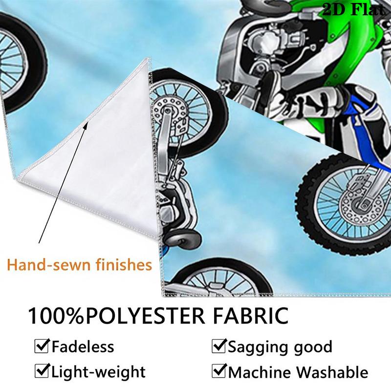 Motocross Pattern Home Decor Tapestry, Wall Hanging, Decorative RV Wall Cloth.MGT0918615