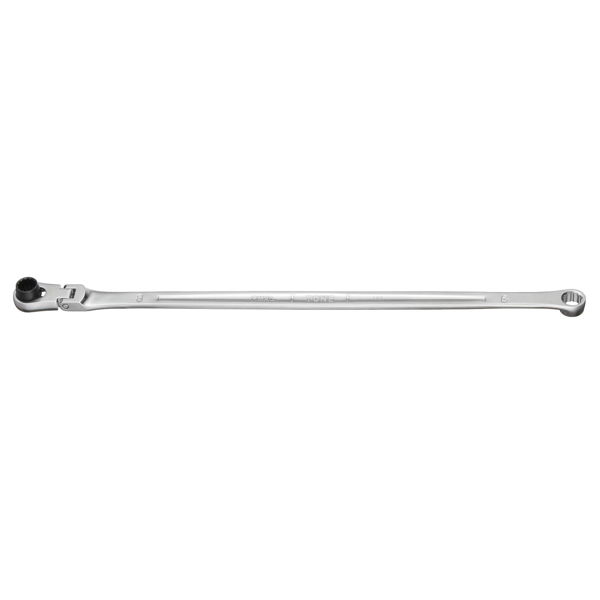 

TONE Ratchet Ring Wrench Long Flex Head RMA-08L 8mm