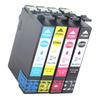 4 Colors Ink Cartridge Inkjet Printer Cartridge Replacement for Expression Black Cyan Magenta Yellow