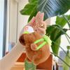 Cute And Soft Capybara Plush Keyring Animal Figure Perfect For Keychains And Gifts