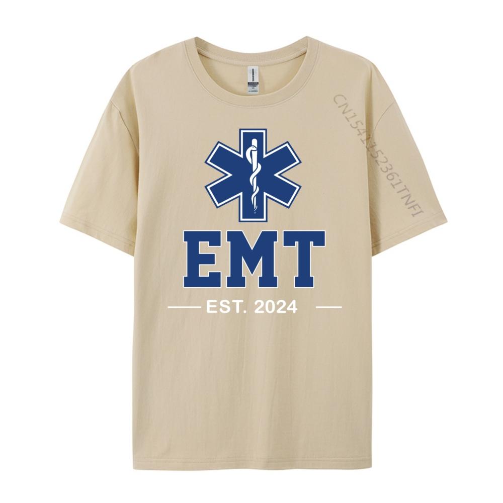 Emt Established Est Ems Paramedic Medic Graduation Grpahic Tee Luxury TShirt HOLIDAYS