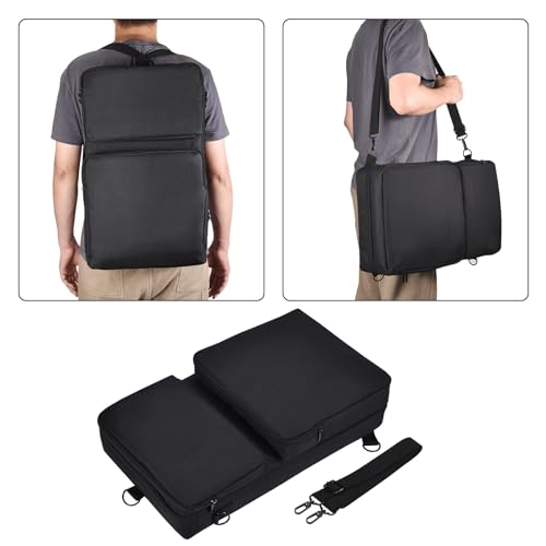 YipuVR Pioneer DJ Controller Bag for DDJ-FLX4/DDJ-400/DDJ-SB3/DJ-202/Inpulse 300, with Shoulder Strap, Waterproof, Shockproof, Large Capacity, Easy to
