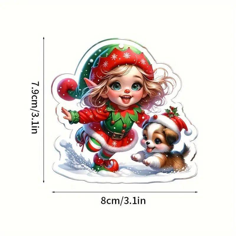 Colorful Acrylic Cartoon Keychain Ornament Unique Car Interior Decor For Cheer Holiday