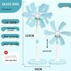 Upgraded 500mm Gridless Electric Floor Fan for Home and Dormitory