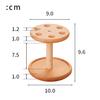Walnut Toothbrush Holder Beech Makeup Brushes Holder Desktop Makeup Brush Storage Rack Bathroom Supplies