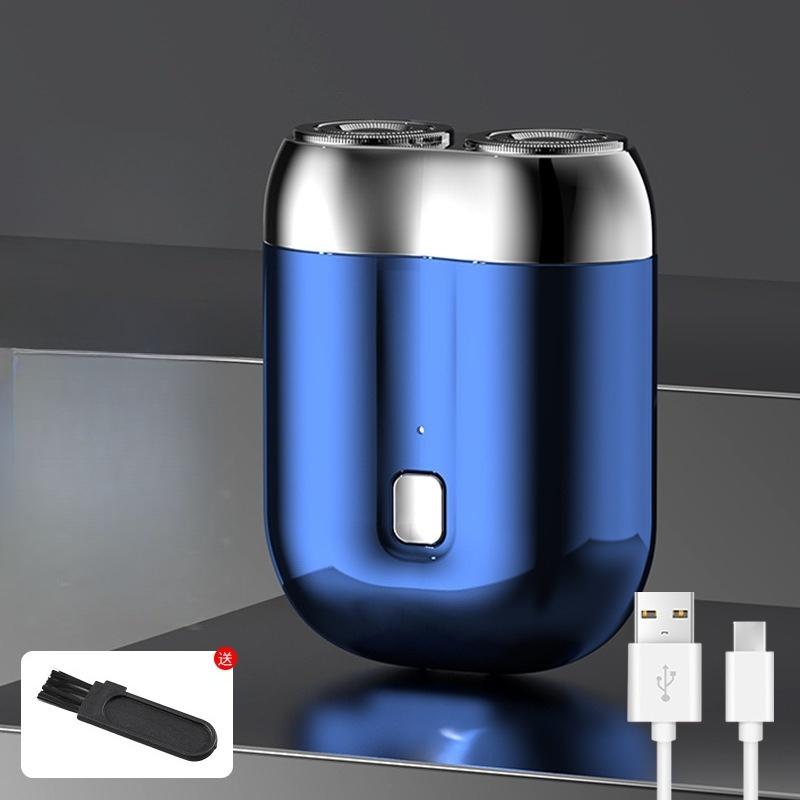 

1Pc Mini Electric Razor Travel Portable Men s Beard Knife Long-lasting Battery Life Wet and Dry Use Without Clip Razor