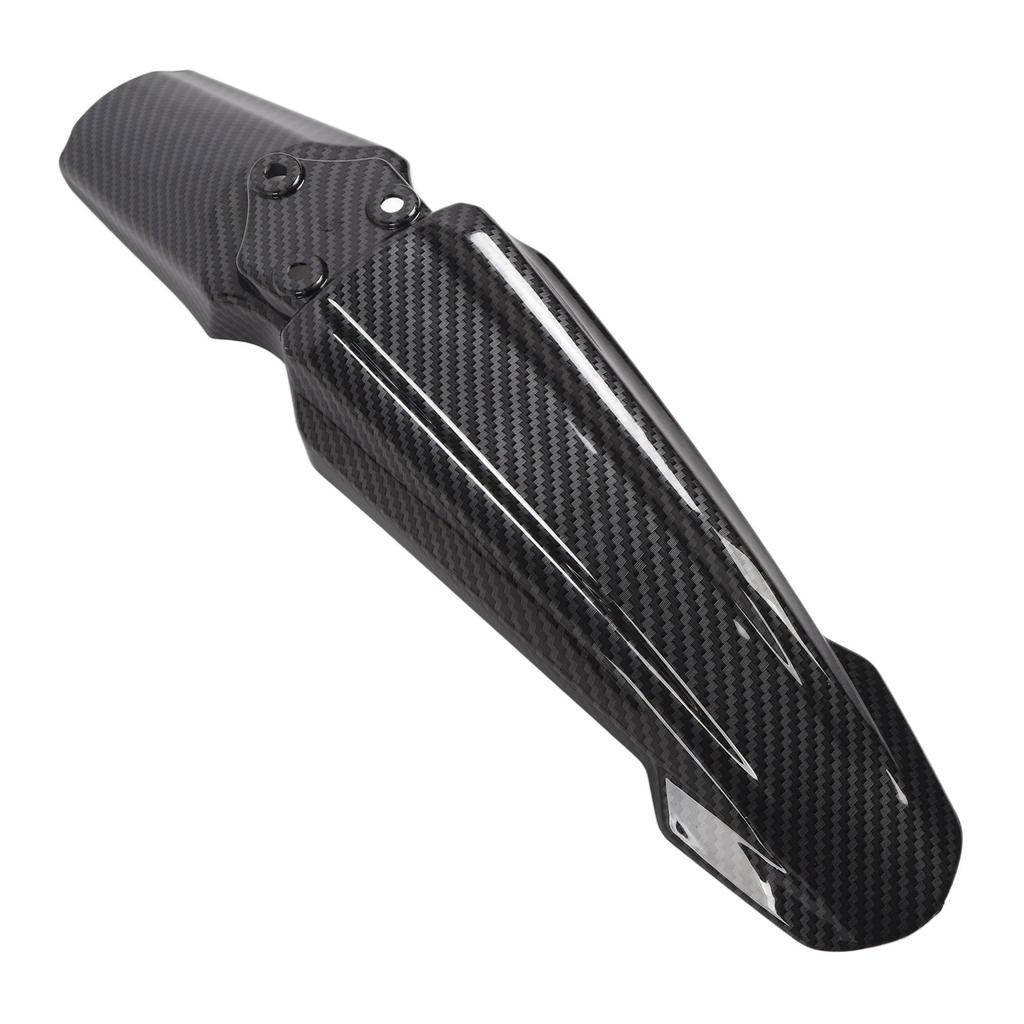 Motorcycle Front Mud Guard Carbon Fiber Style Splash Guard Replacement for SurRon Light Bee X S
