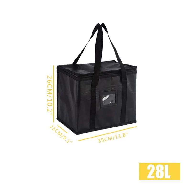 Borsa Termica Isolata per Frigo Porta Bevande Grande Borse Refrigerate Pranzo Fresco Cibo Porta Pranzo Zip Picnic Carta Stagnola Cibo cestino da pranzo
