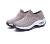 Women's Plus Size Canvas Slip-On Sneakers - Air Cushion, Low-Top Mountaineering Shoes for Outdoor Travel