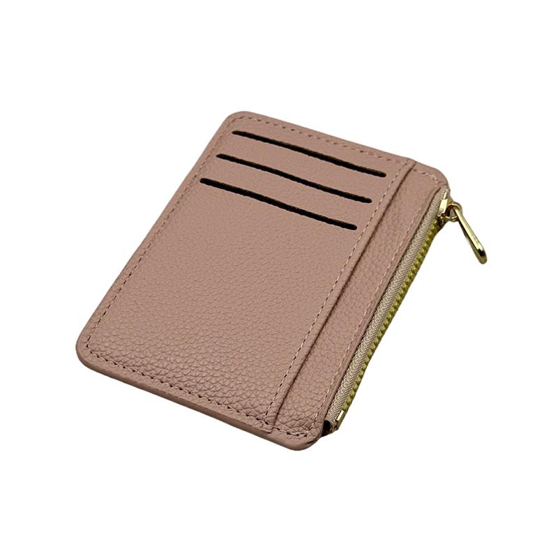 Large Capacity Ultra Thin Card Bag Creative Zipper Multi Slot Wallet for Students Travelers Professionals