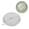 ABWR-Round Plate Silicone Mold Fruit Disc Tea Tray UV Resin Mould Gypsum Cement Mold Jewelry Tools 4Piece