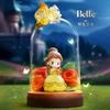 New Disney Princess Blind Box Glazed Flower Shadow Series Mysterious Surprise Box Mermaid Ariel Hua Mulan Belle Alo Figure Toys