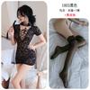 Sex Female Lace Seduction Cheongsam Sexy Breast Straps Hollow Uniform Seduction Female