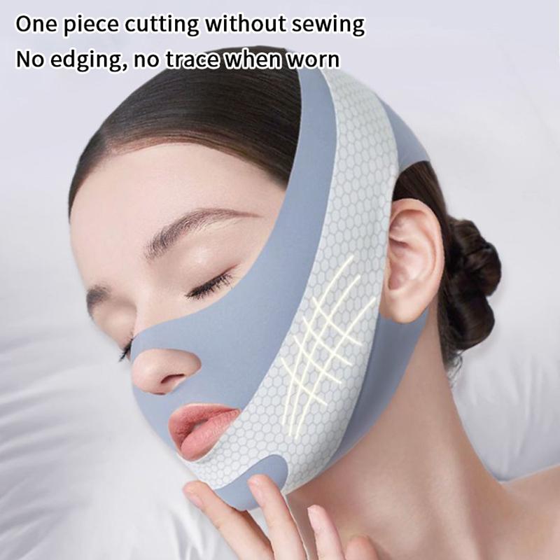 Bandage amincissant pour le visage, sculptant le visage en V et réduisant le double menton, bande liftante anti-rides pour raffermir et prendre soin de la peau