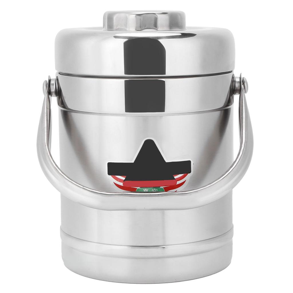 1.2L StraightShaped Stainless Steel Vacuum Lunch Box Pot Insulated Food Container for School