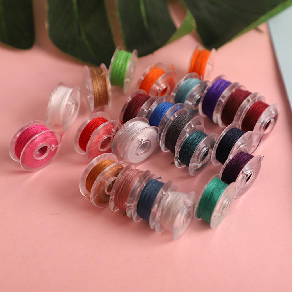 Hot Sale Sewing Thread Set 64 Colors DIY Knitting Rope Woven Handicraft Thread Sewing Tool Kit Needle Box Color Random