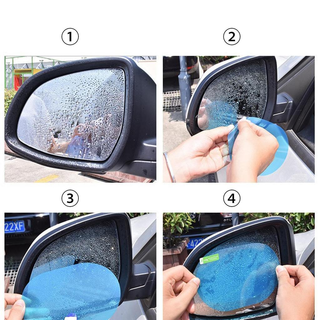Hozilen Anti Glare Film for Car Side Mirror, Anti Rain Sticker for Car Mirrors