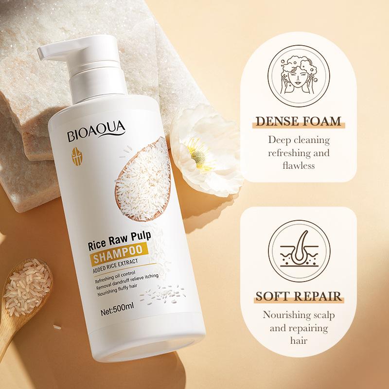 BIOAOUA Rice Plasma Anti-Dandruff Oil Control Shampoo