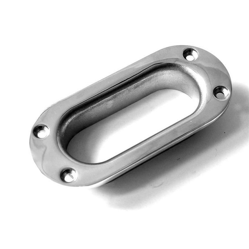Boat 316 Stainless Steel 136*63mm Oval Hawse Cable Guide Pipe Mooring Anchor Rope Line Fairlead Marine Accessories