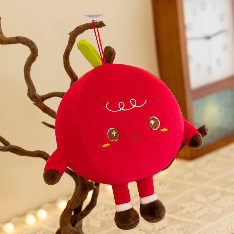 New Pistachio Plush Toy Cute Apple Pillow Holiday Gift Office Supplies Grab Machine Doll