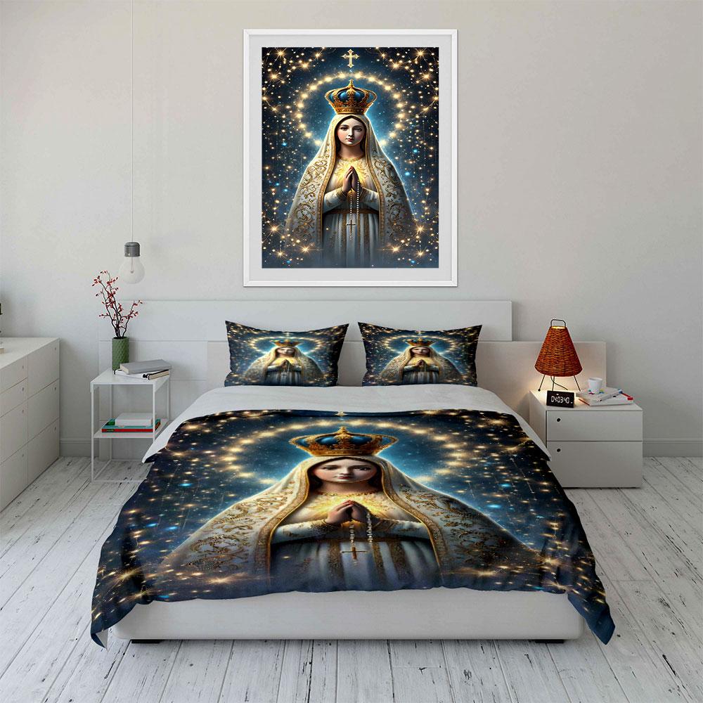 Heavenly Glow, Divine Elegance. Bedding Sets Duvet Covers Pillowcases(1* Duvet Cover 2* Pillowcases Without Duvet Insert)