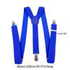 Adult Unisex Clip-On Suspenders Elastic Y Shape Adjustable Adult Suspenders