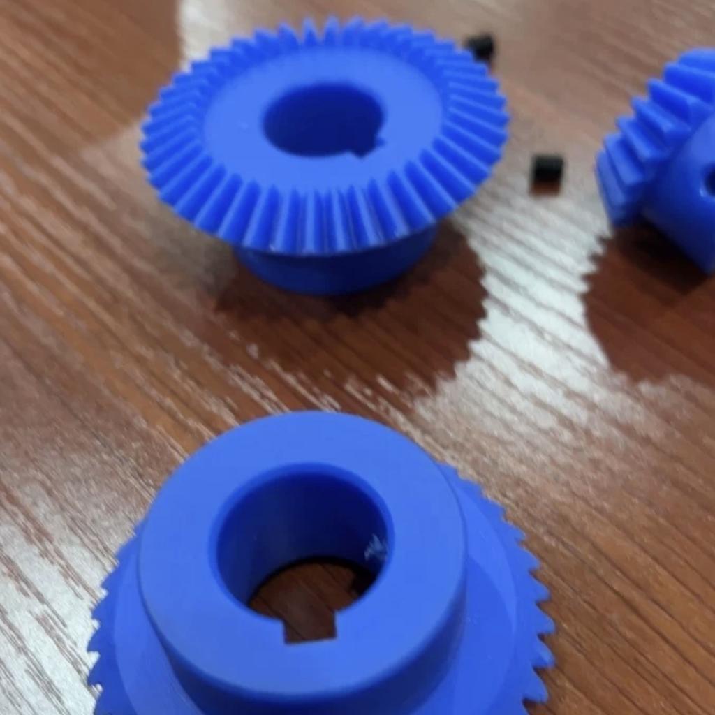 1:2 Nylon Bevel Gear 1M 15/30 20/40 Teeth 90 Degree Plastic Spur Bevel Gear BULE